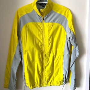🌿 Yellow Grey Windbreaker